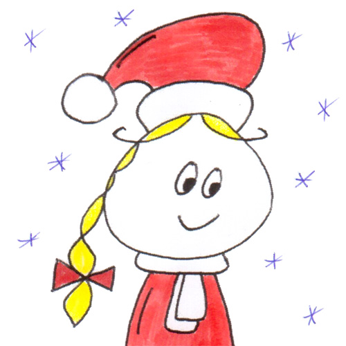 Profilbild von Mia - Als Nikolaus in Comic Style