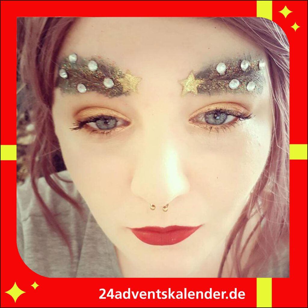 Wie man zu Weihnachten Christmas Tree Brows schminkt