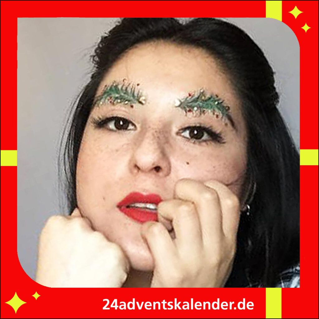 Christmas Tree Brows für die festliche Jahreszeit