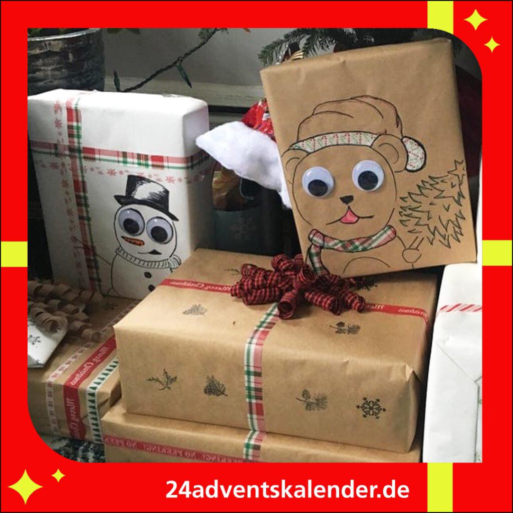 Weihnachtsgeschenk unterhaltsam und mega lustig für Familie und Freunde einpacken