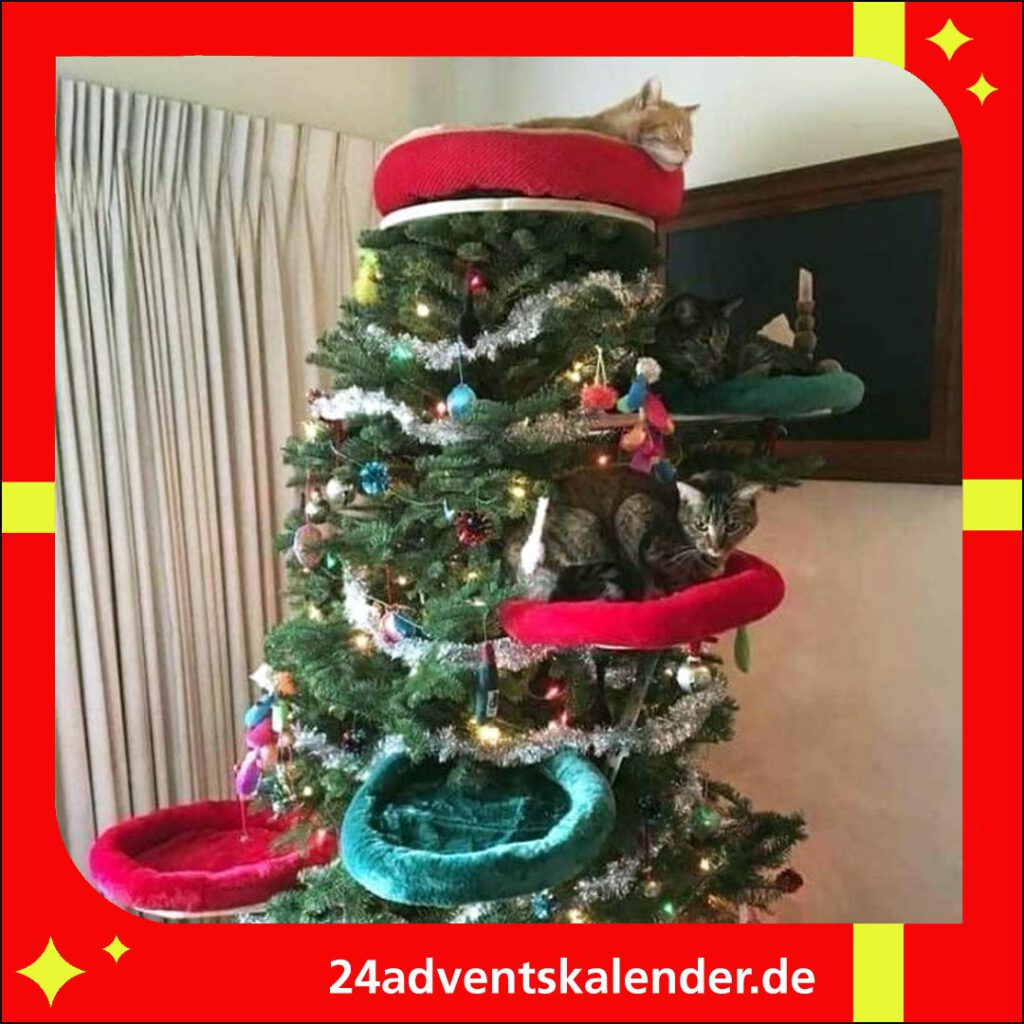 Klasse kreativ und mit Liebe den Weihnachtsbaum gestalten für eine zauberhafte Feier.