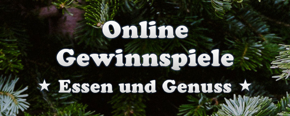 Online Gewinnspiele 2024 – Lebensmittel und Genuss