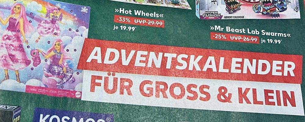 Adventskalender bei Kaufland im Angebot kaufen