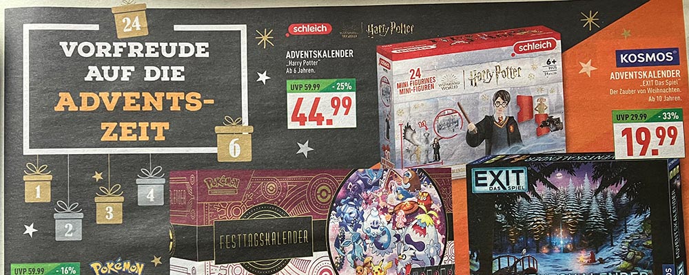 Aktuelle Angebote für Adventskalender bei Marktkauf