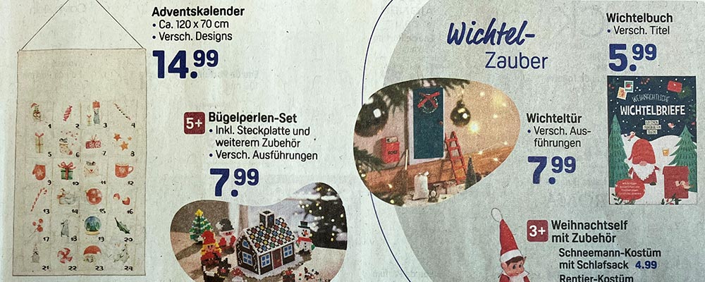 Sparangebote für Adventskalender bei Rossmann
